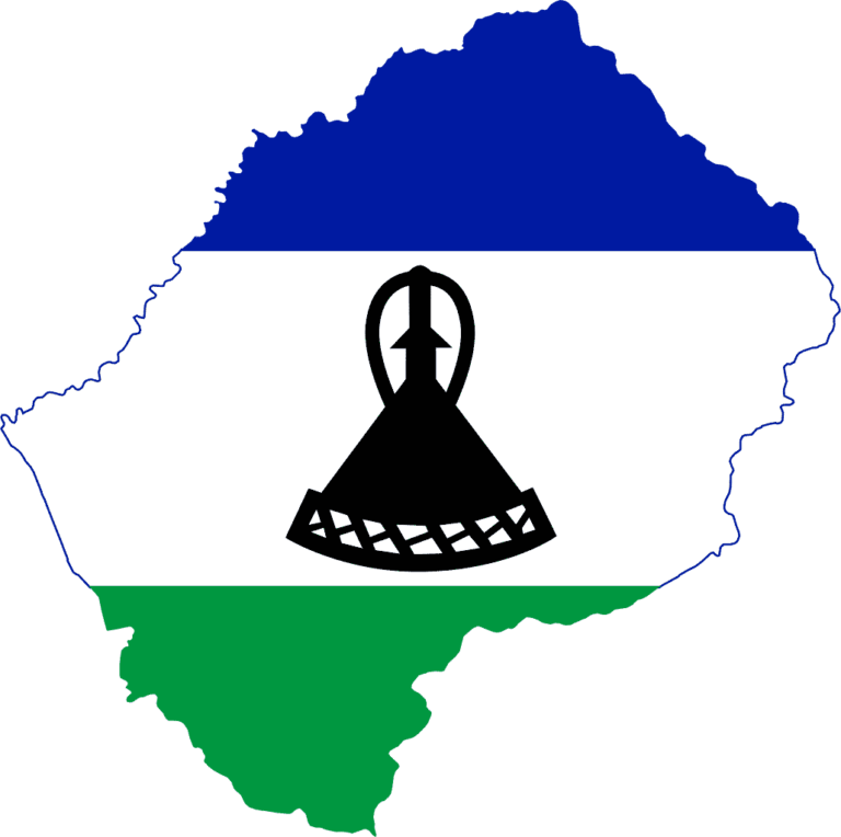 Flag-map_of_Lesotho